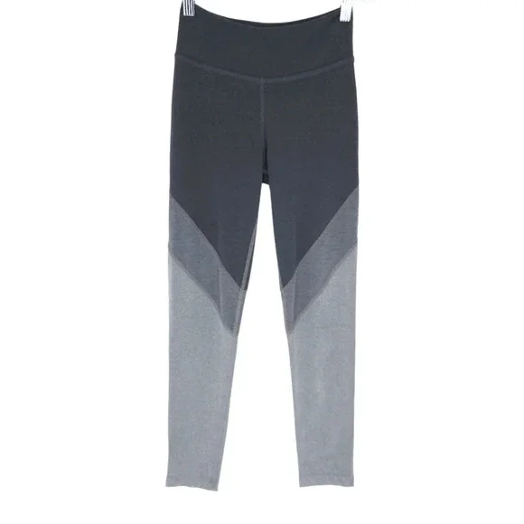 Beyond Yoga Colorblock Plush Angles Capri Legging in Three Tone Grey - Picture 2 of 10